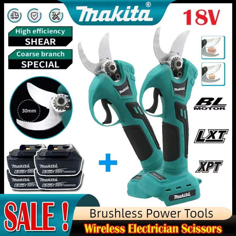 Power Tools Professional - Akumulator Makita 18V Profesjonalne Bezprzewodowe Nożyce